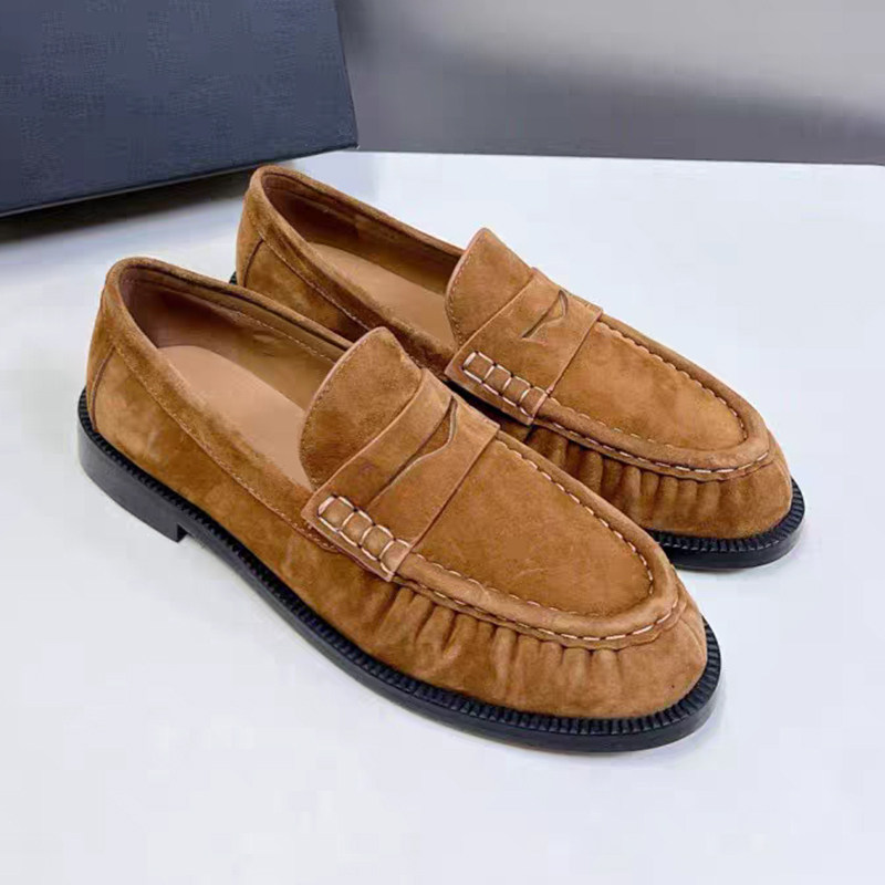 Women'S Fashion Loafers - New Women Loafers Round Toe Top