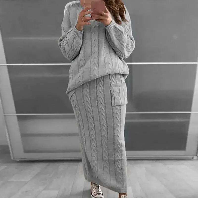 Women'S Fashion Knitwear - Sweater Women Set Autumn and Winter