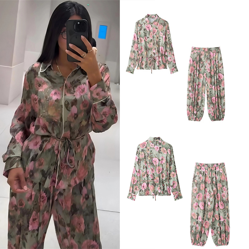 Women'S Fashion Trends Spring 2026 - Guobioziy Women's Floral Print Belt Set