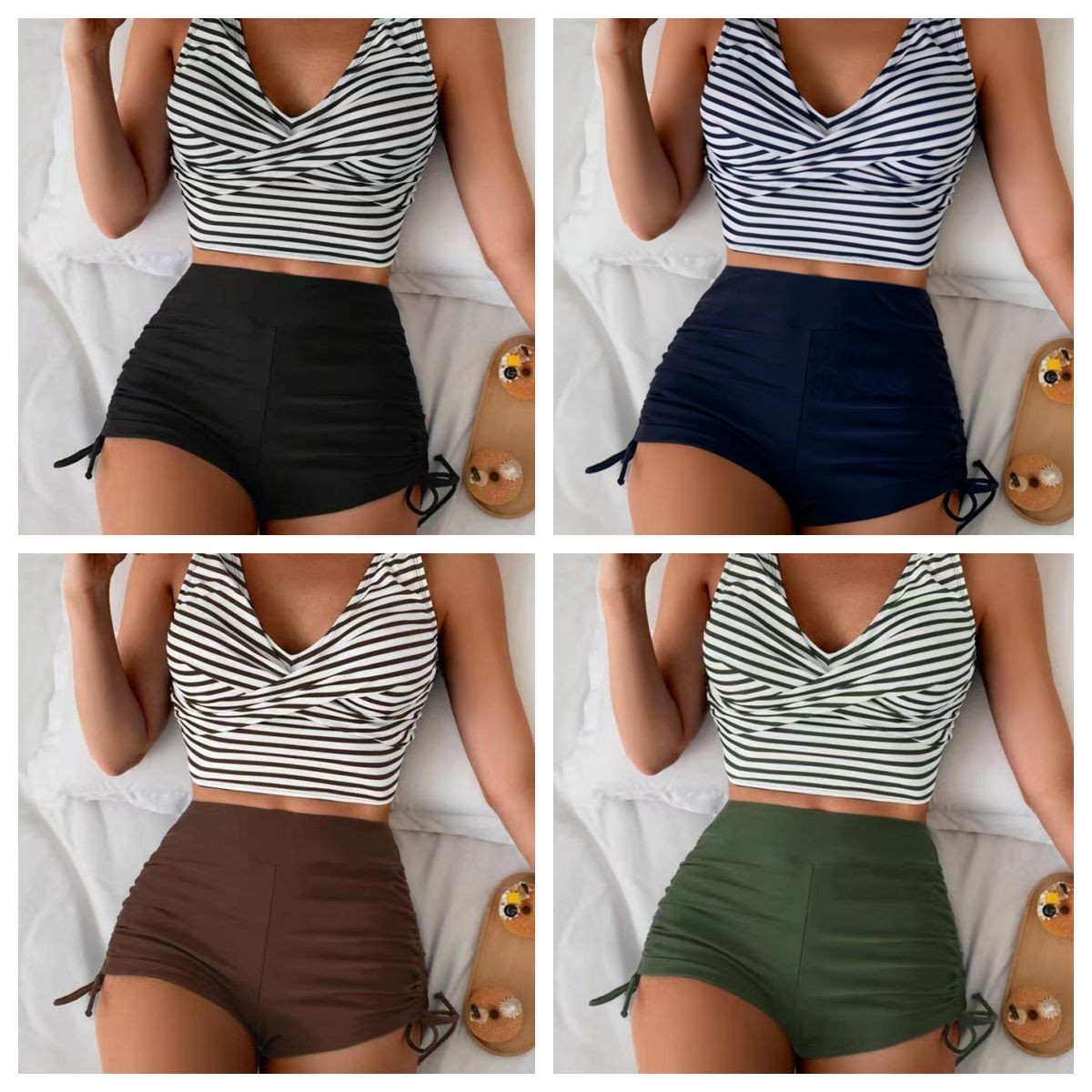 Women Swimwear Bikini Crop Top - Crop Top Women 评论和价格