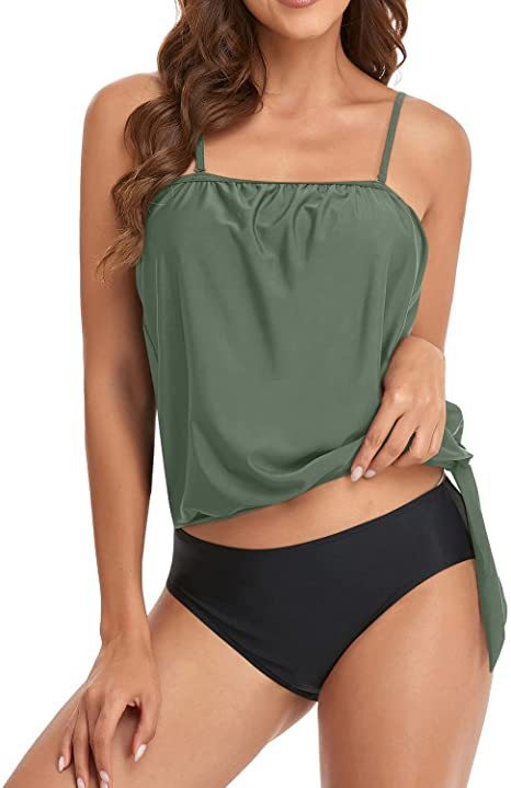 Tankini Woman Bikini Crop Top  - Crop Top Women 评论和价格
