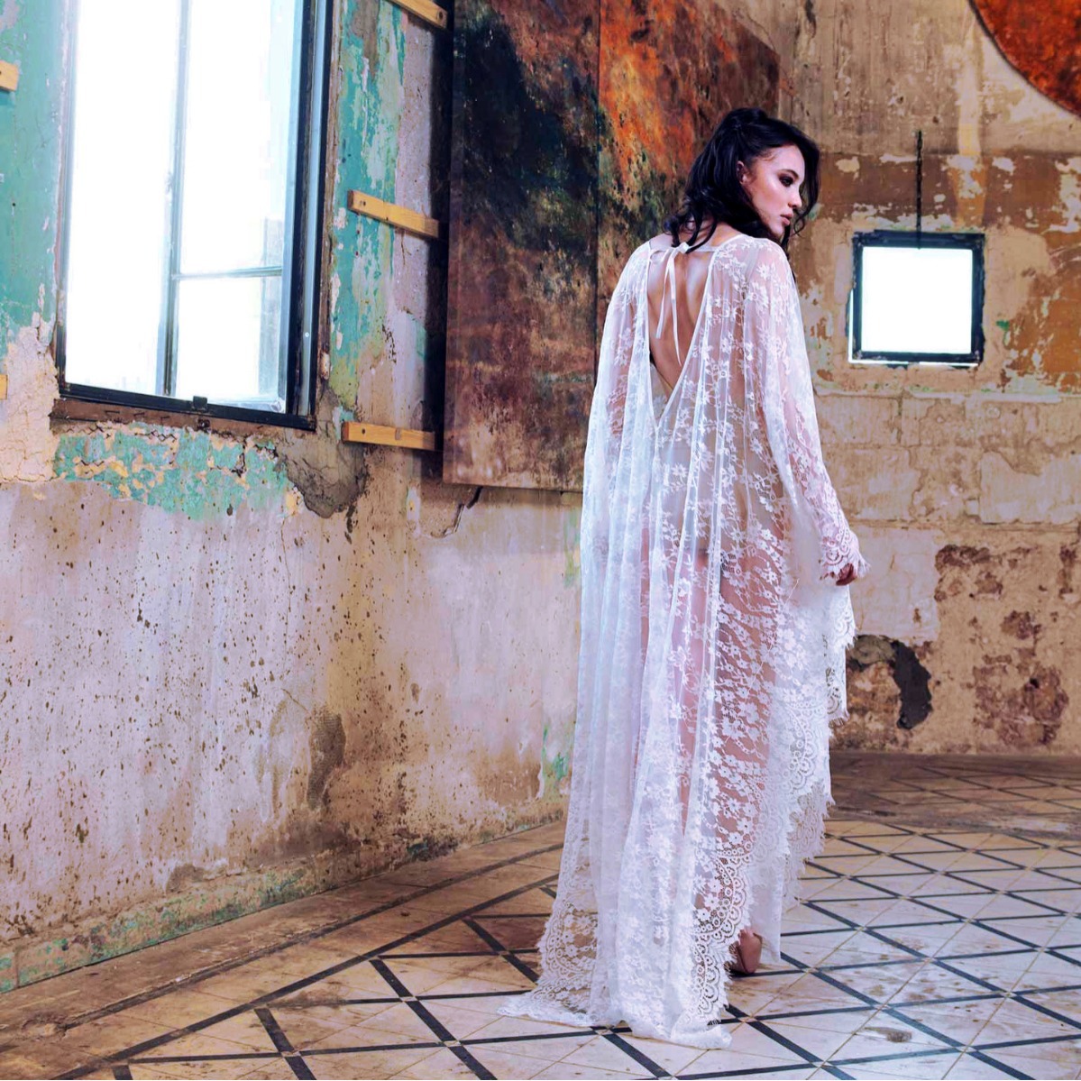 Women's Loose Lace Long Dress, - Women Fashion Photoshoot 评论和价格