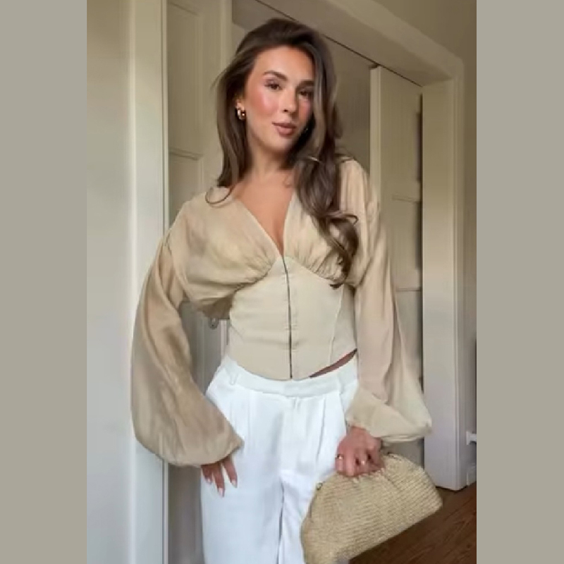 Fashion Women Corset Top Deep  - Crop Top Women 评论和价格