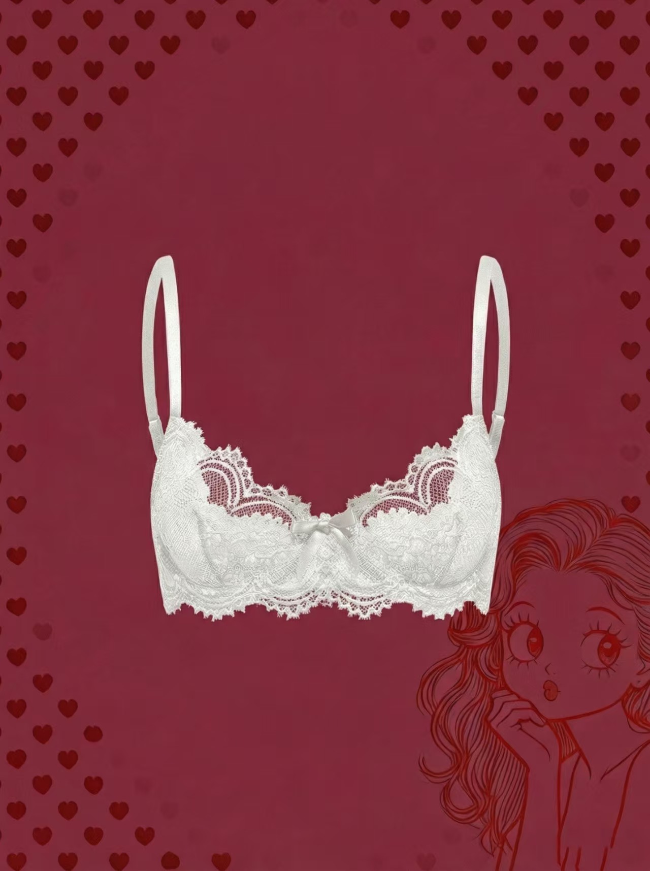 plus size women's bra sexy lac - Women'S Fashion Underwear 评论和价格
