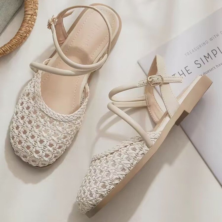 French-style Closed-toe Sandal - Women'S Fashion Sandals 评论和价格