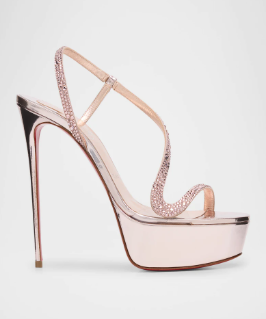 Metallic Leather Platform Stil - Women'S Fashion Designer Clothes 评论和价格