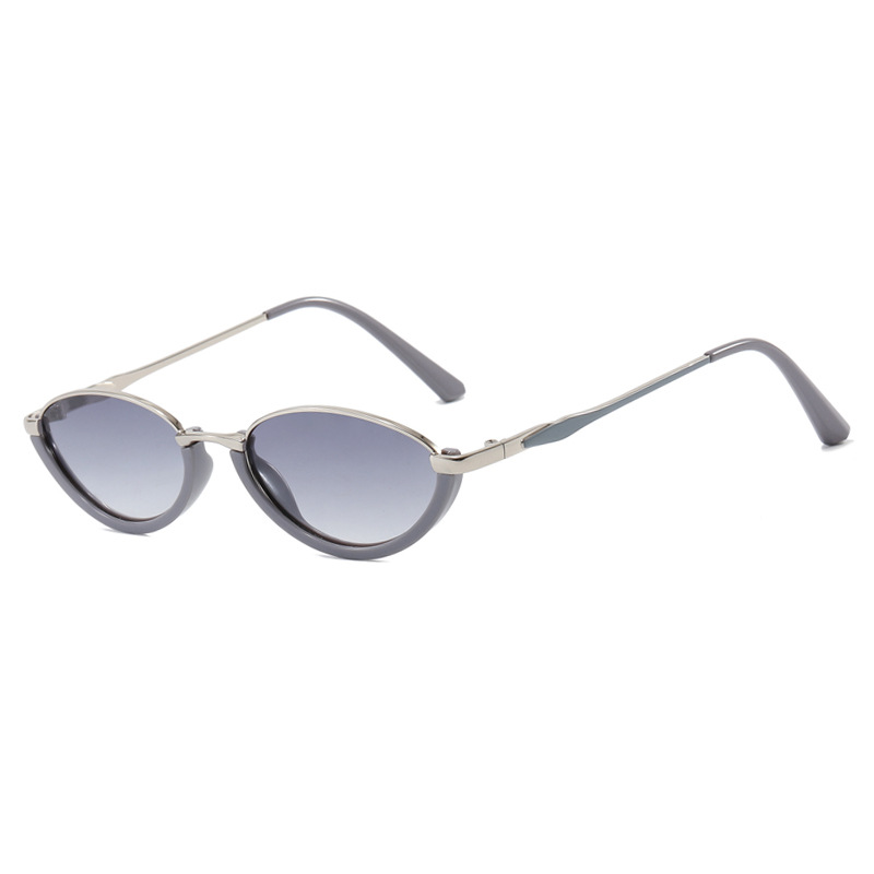 2026 Metal Cat Eye Sunglasses  - Women Fashion Photoshoot 评论和价格