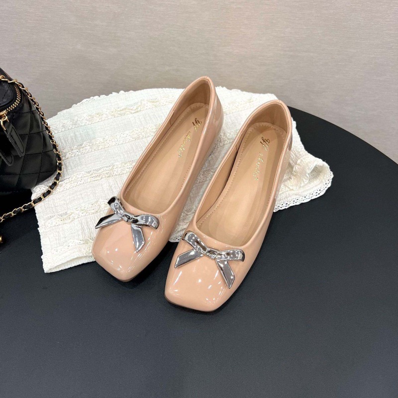 Art Style Bow Flat Shoes Women - Women'S Fashion Loafers 评论和价格