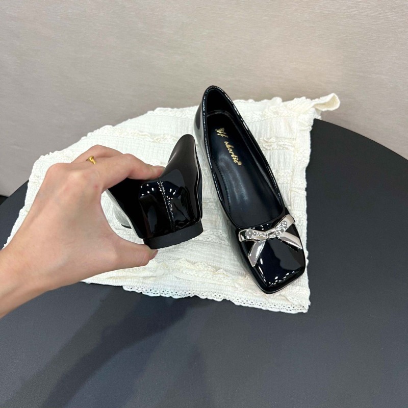 Art Style Bow Flat Shoes Women - Women'S Fashion Loafers 评论和价格