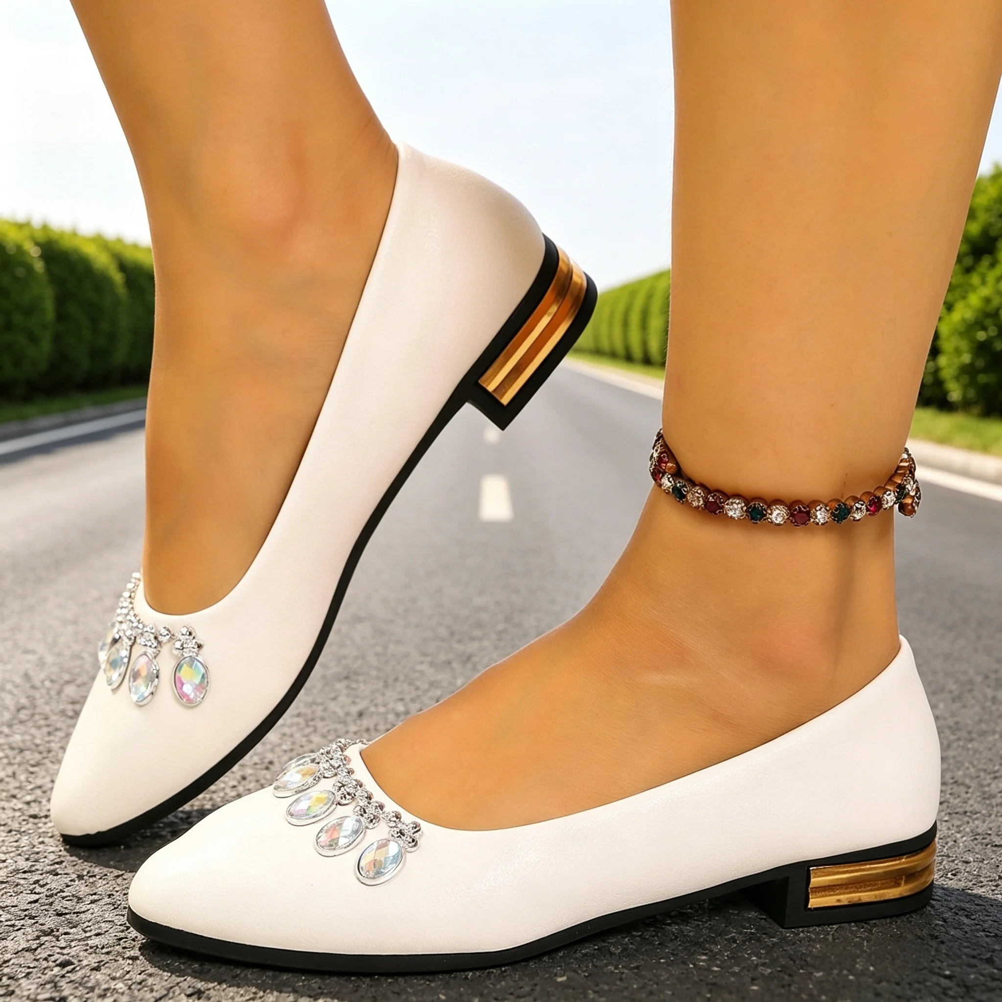 Women Flats Pointed Toe Ballet - Women'S Fashion Loafers 评论和价格