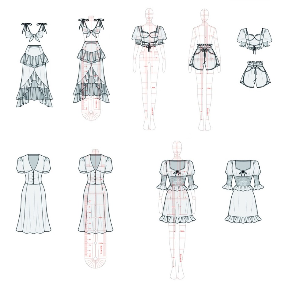 Women Fashion Drawing Ruler Fi - Women Fashion Figure Template 评论和价格