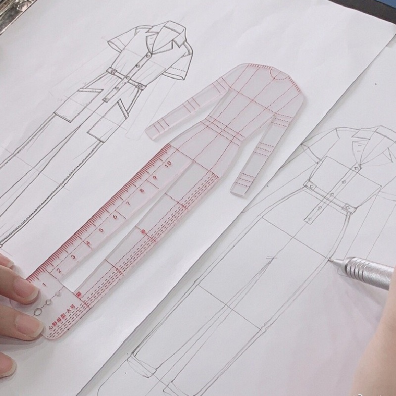 Women Fashion Drawing Ruler Fi - Women Fashion Figure Template 评论和价格