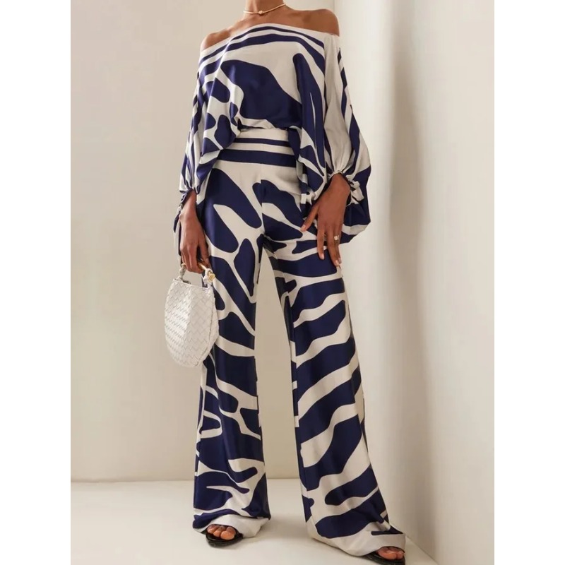 Women Satin Print Pajamas Suit - Women'S Fashion Pajamas 评论和价格