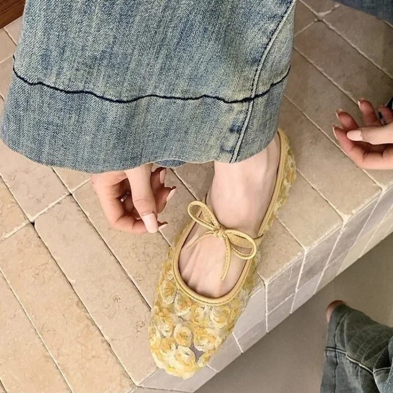 Gentle New Chinese Rose Mesh M - Women'S Fashion Loafers 评论和价格
