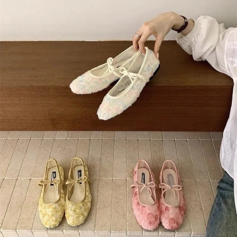 Gentle New Chinese Rose Mesh M - Women'S Fashion Loafers 评论和价格