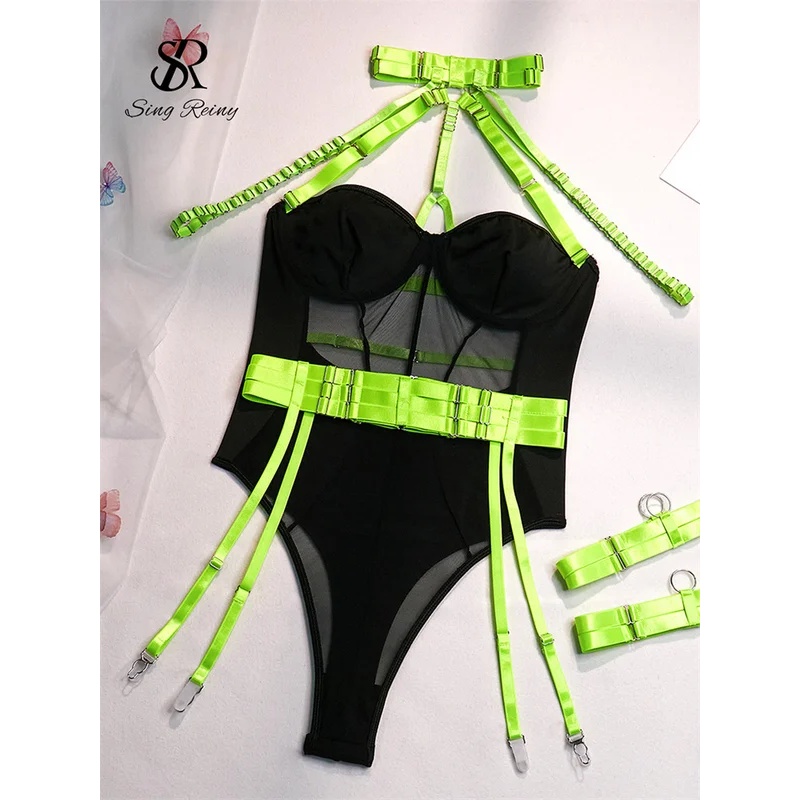 Nolia Fashion Halter Sheer Sex - Women'S Fashion Underwear 评论和价格