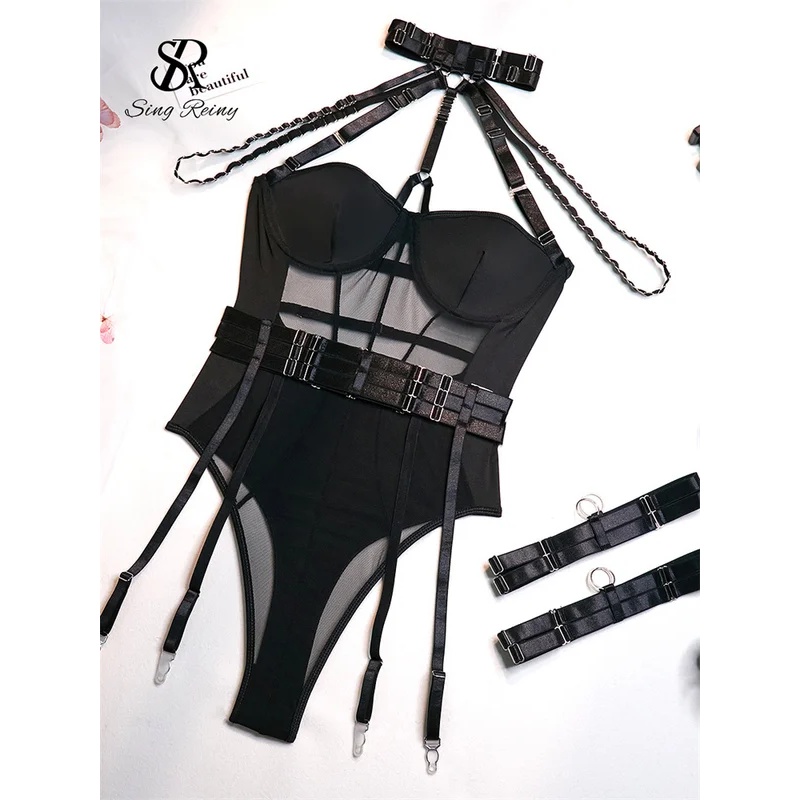 Nolia Fashion Halter Sheer Sex - Women'S Fashion Underwear 评论和价格