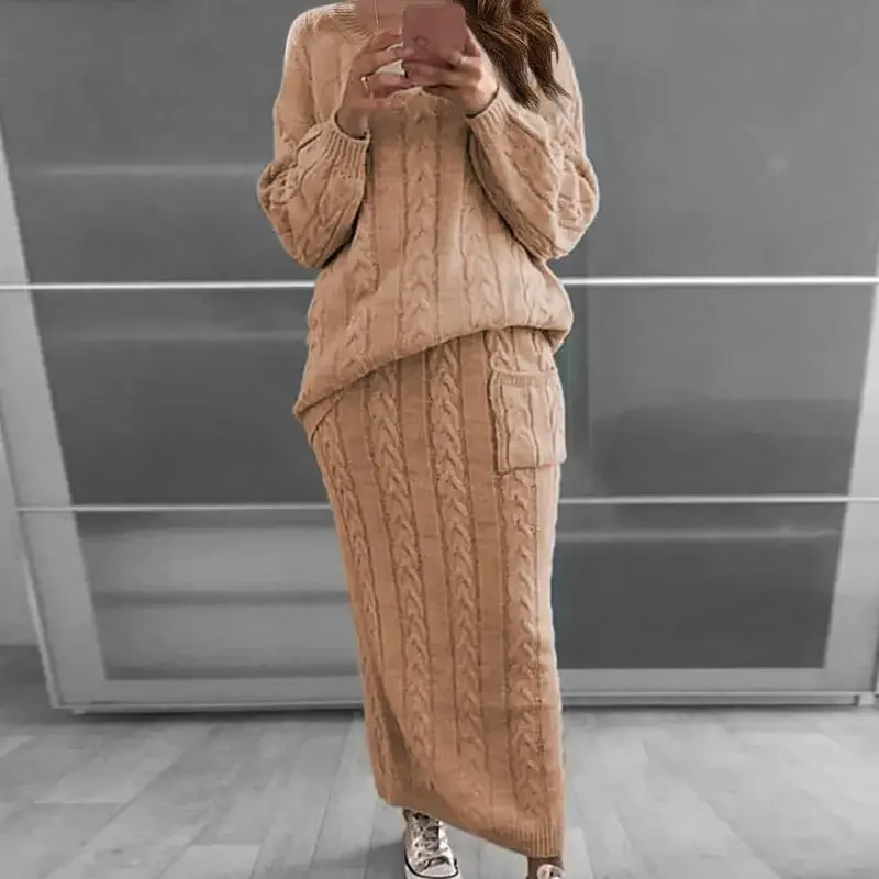 Sweater Women Set Autumn and W - Women'S Fashion Knitwear 评论和价格
