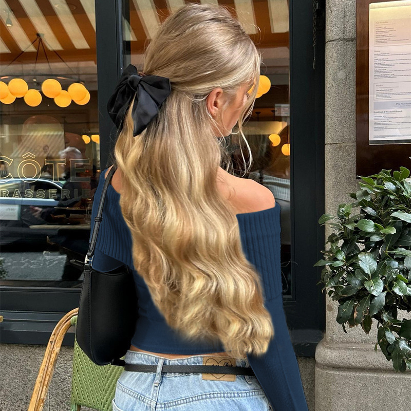 Street Fashion Off Shoulder To - Crop Top Women 评论和价格