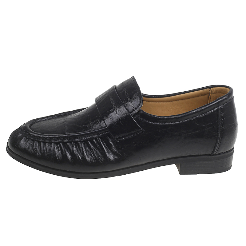 Fashion Round Toe Pleated Wome - Women'S Fashion Loafers 评论和价格