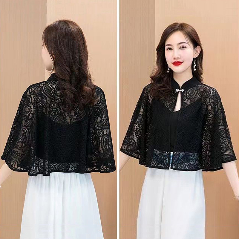 Spring Summer Shawl Coat Thin  - Women'S Fashion Knitwear 评论和价格