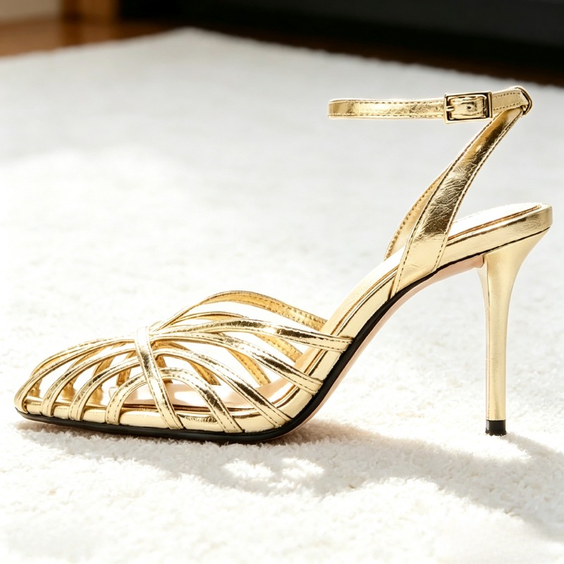 Sexy Gold Hollow Narrow Band H - Women'S Fashion Designer Clothes 评论和价格