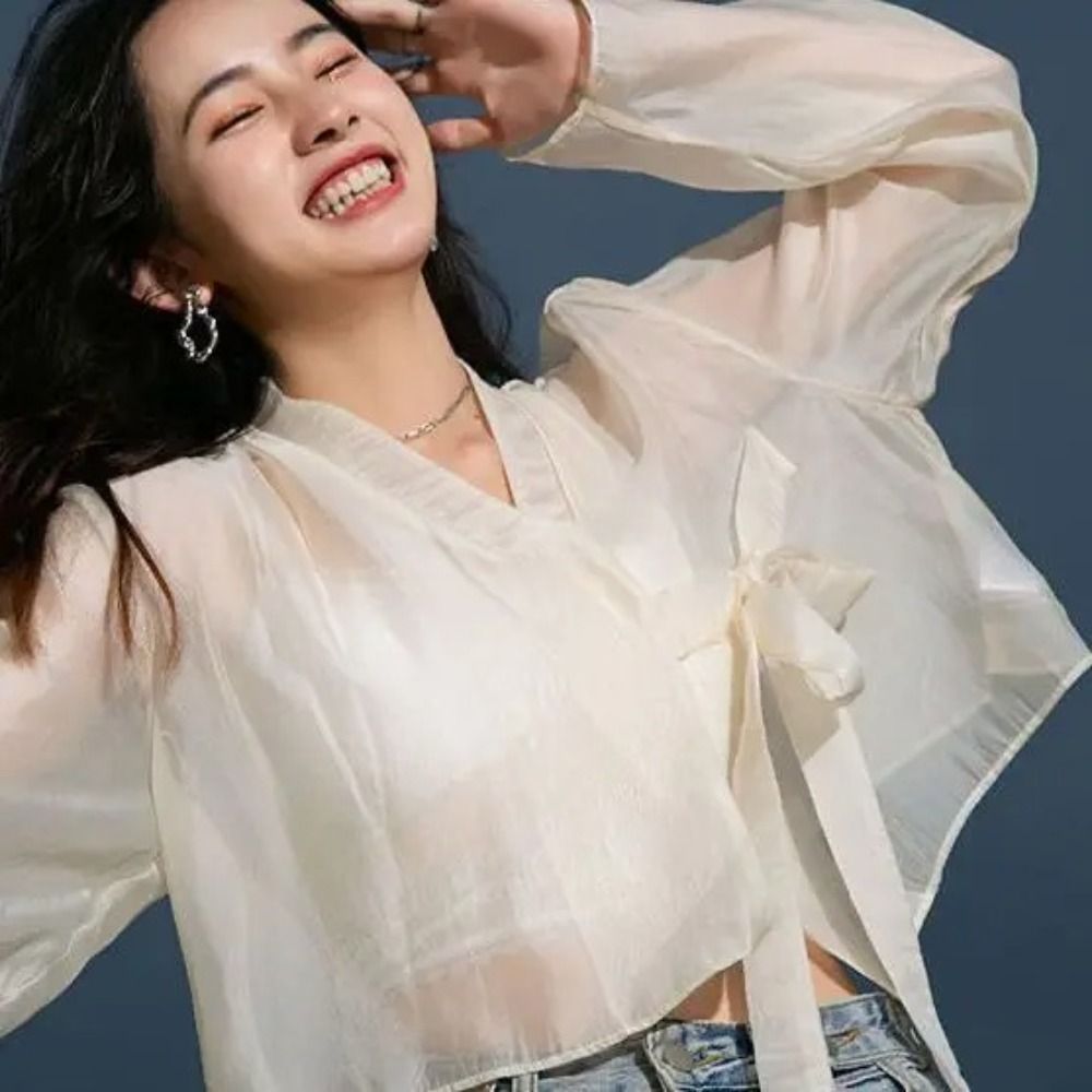 Hanfu Style Modal Ice Silk Sha - Women'S Fashion Knitwear 评论和价格