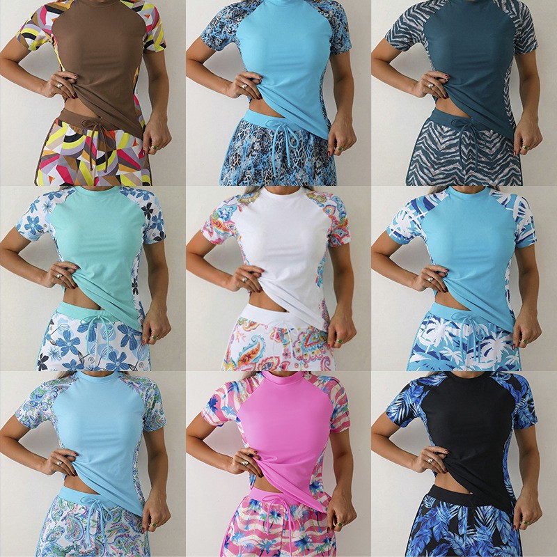 Woman Tankini With Shorts Crop - Crop Top Women 评论和价格
