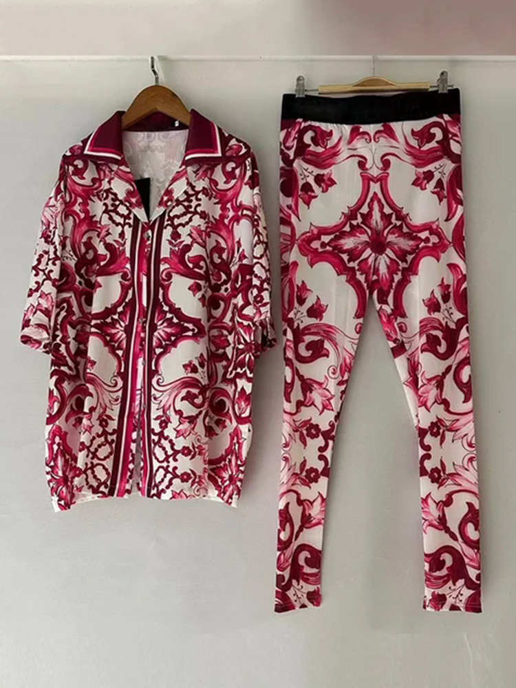 Designer retro geometric print - Women'S Fashion Pajamas 评论和价格