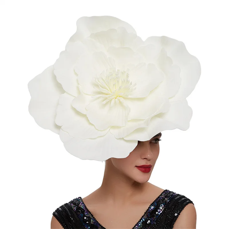 Women Large Flower Hair Band B - Women Fashion Photoshoot 评论和价格