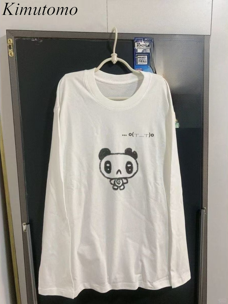 Kimutomo T Shirts Women Cartoo - Women'S Y2K Fashion Aesthetic 评论和价格