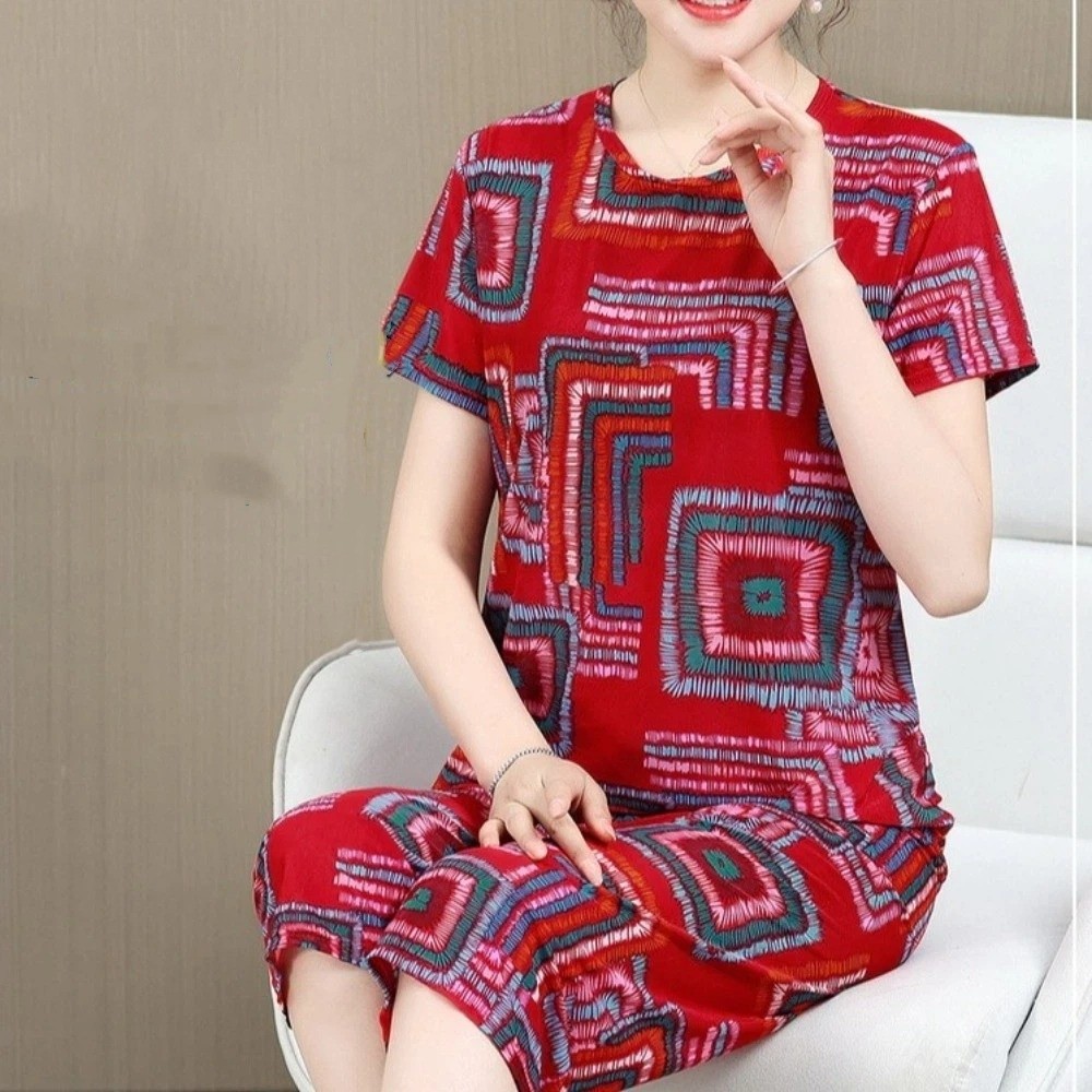 Fashion Plus Size Elderly T-sh - Women'S Fashion Pajamas 评论和价格